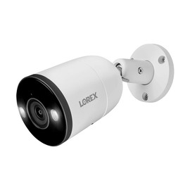 Lorex 4K IP Ultra HD Wired Bullet Security Camera with Smart Deterrence and Smart Motion Detection for Indoor and Outdoor Use (Renewed)