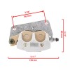 Caltric Front Left Right Brake Caliper w/Disc for Yamaha Raptor