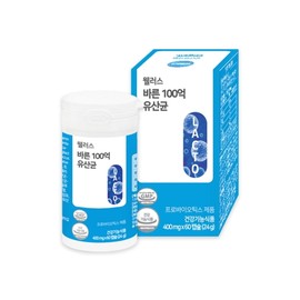 Wellus True 10 Billion Probiotics 400mg 60 Capsules / 웰러스 바른 100억 유산균 400mg x 60캡슐