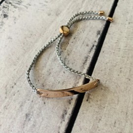 Monica Vinader New MONICA VINADER  Havana 18K Rose Gold Vermeil ID Friendship Bracelet