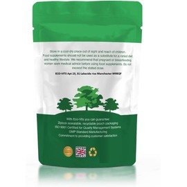 Eco Vits - Natural Vitamin E 1000IU High Strength 60 Vegetarian Capsules