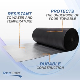 RecPro 1/8" Extreme Duty Corrugated Poly Underbelly Material | 77" Wide | Replacement/Repair (10 Feet)
