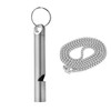 WBDVYLO Titanium Emergency Whistle, Gray, 2 Inches Length, 120db Loud