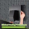 Rossesay Roof Vent Cap with Damper Removable Screen and Bottom