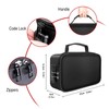 ENGPOW Small Fireproof Bag with Lock,Fireproof Soft Money Organizer Case