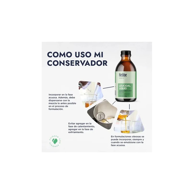 Leucidal, Conservador Cosmético Natural Amplio Espectr 250g
