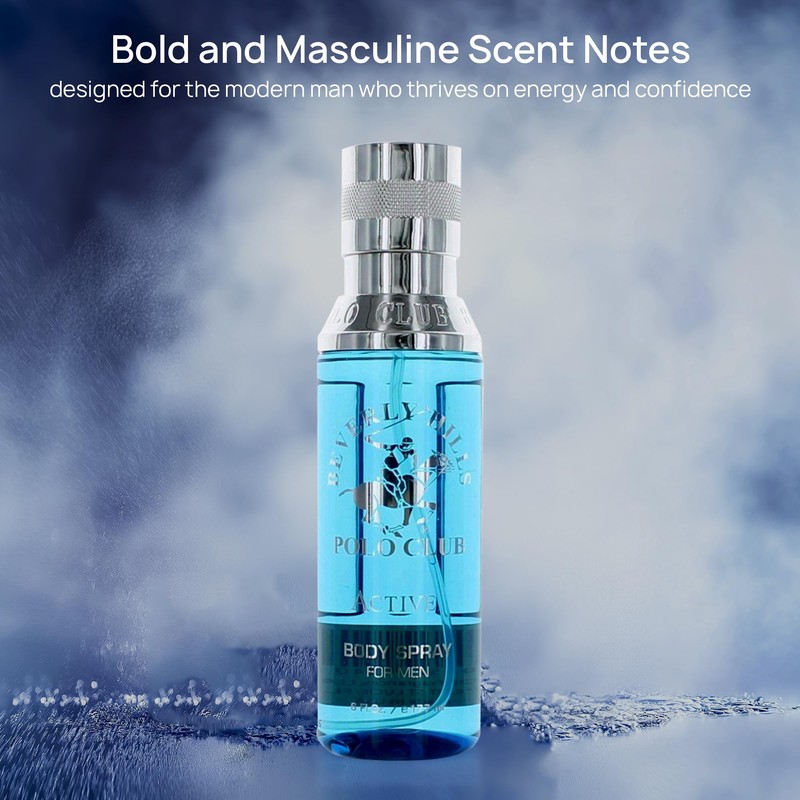 Beverly Hills Polo Club Body Spray for Men - BHPC