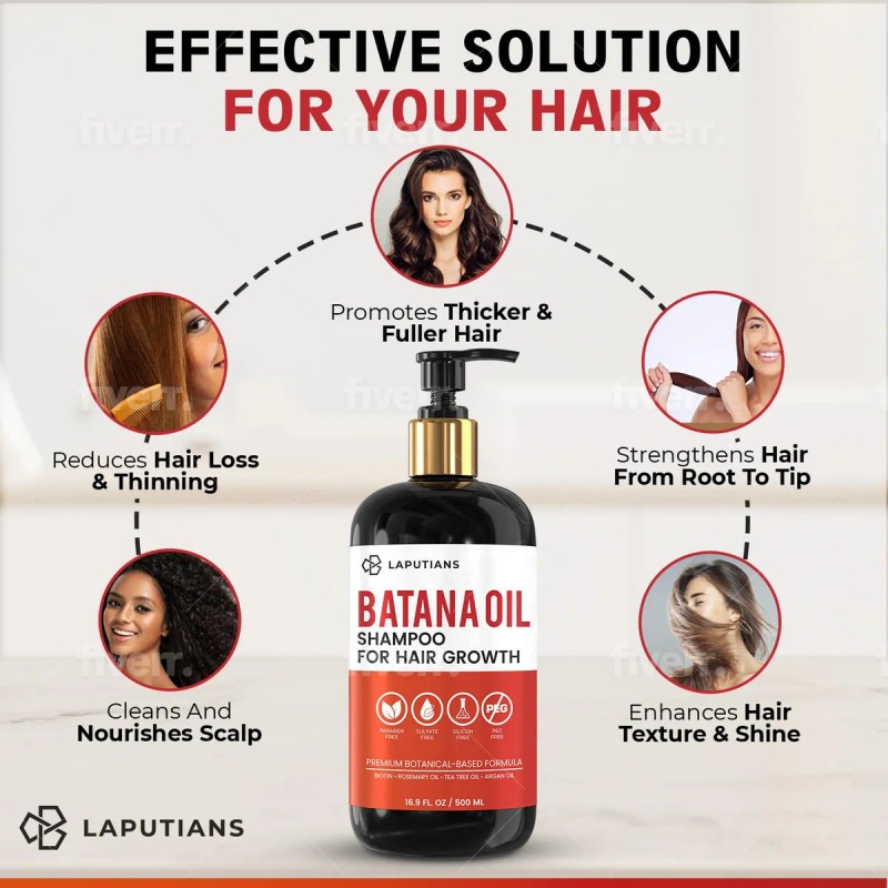 Tratatiempo / Champú Batana 18 Ingredientes Naturales 500 Ml