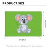 KOSPOGO Double-Sided Cute Koala Holding a Tree Branch Flag Durable