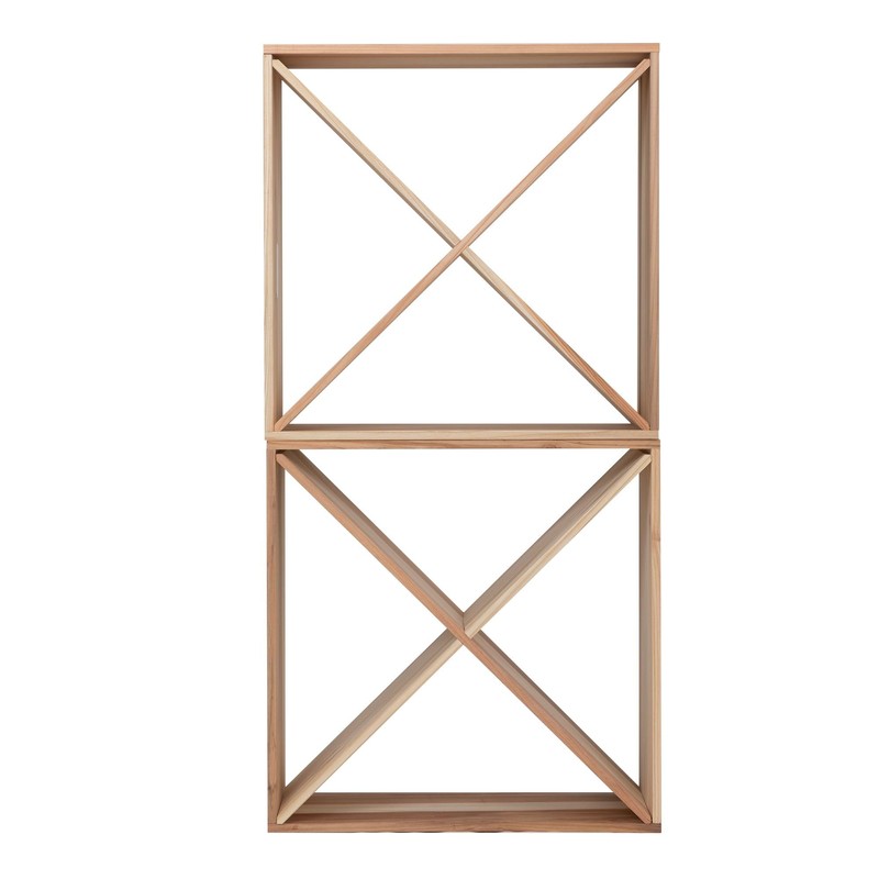 Heemab Modular 24 Bottle Wine Rack Set for Home Bar