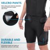 TIAXU TIAXU Men Protective Padded Shorts for Skateboard Ski Ice