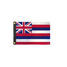 Hawaii 12x18" Grommeted Boat Flag for Boats, Yachts, ATVs, UTVs, Home Decor, Outdoor Decor