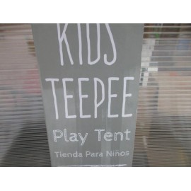 Hearthsong New, HearthSong Teepee Play Tent, 55-In L x 55-In W x 55-In H, Gray