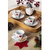 Excelsa Gnomo Christmas Ceramic Sugar Bowl