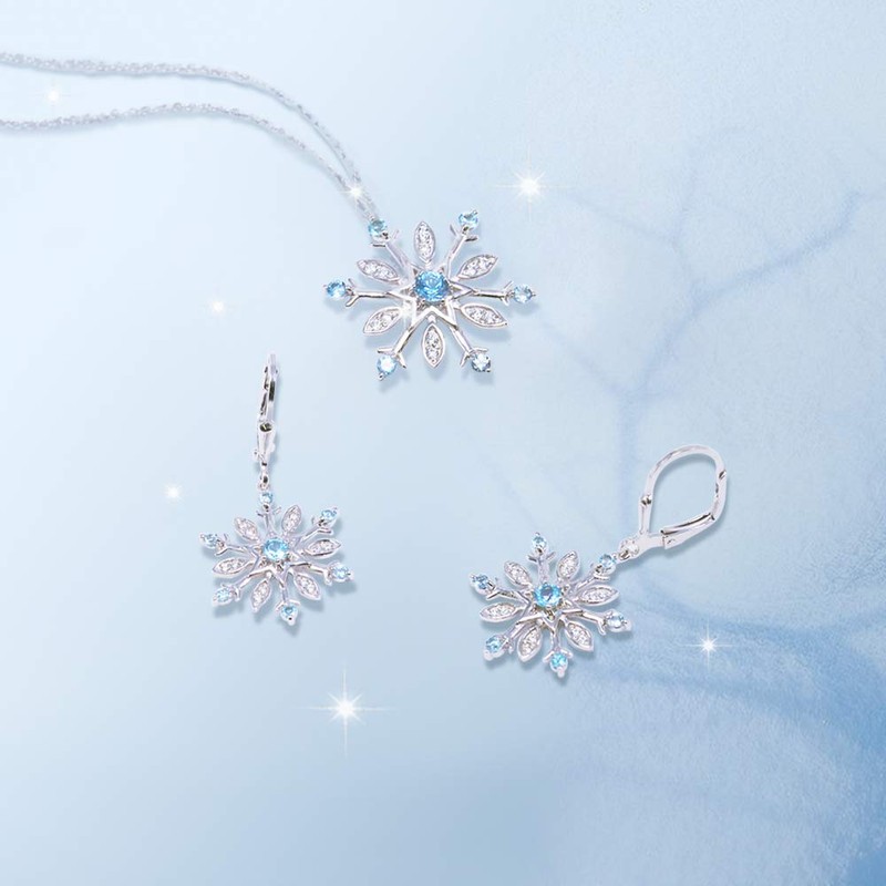 Belinda Jewelz Juego de arete y collar con colgante de