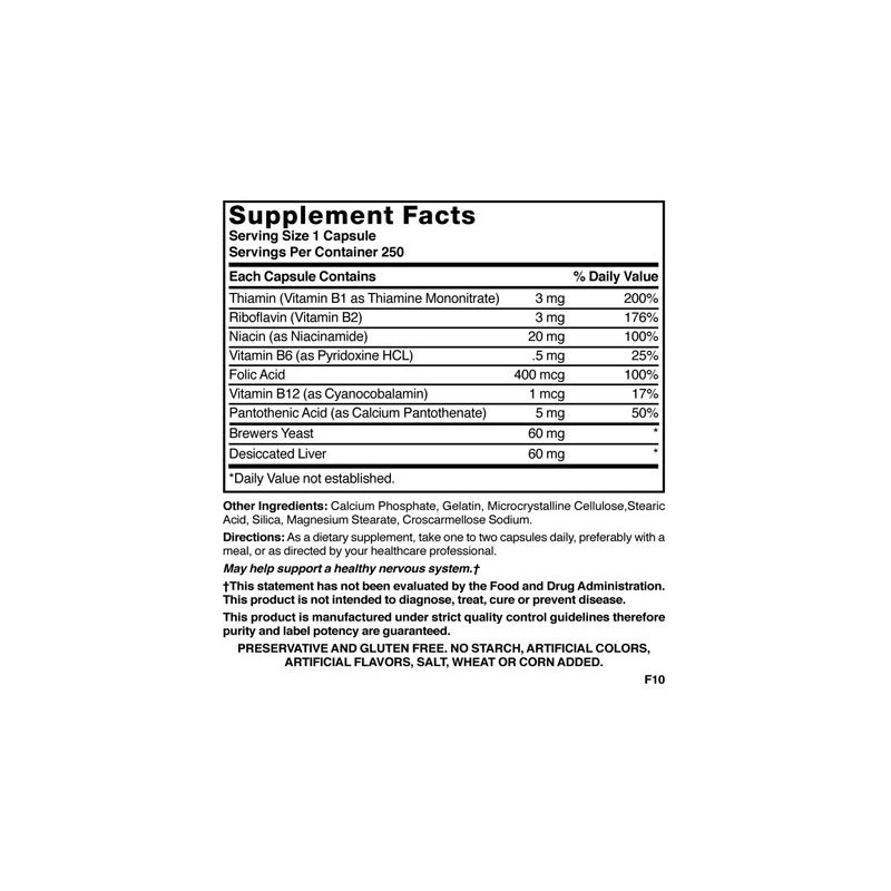 Nature's Blend Nature's Blend B Complex 250 Capsules