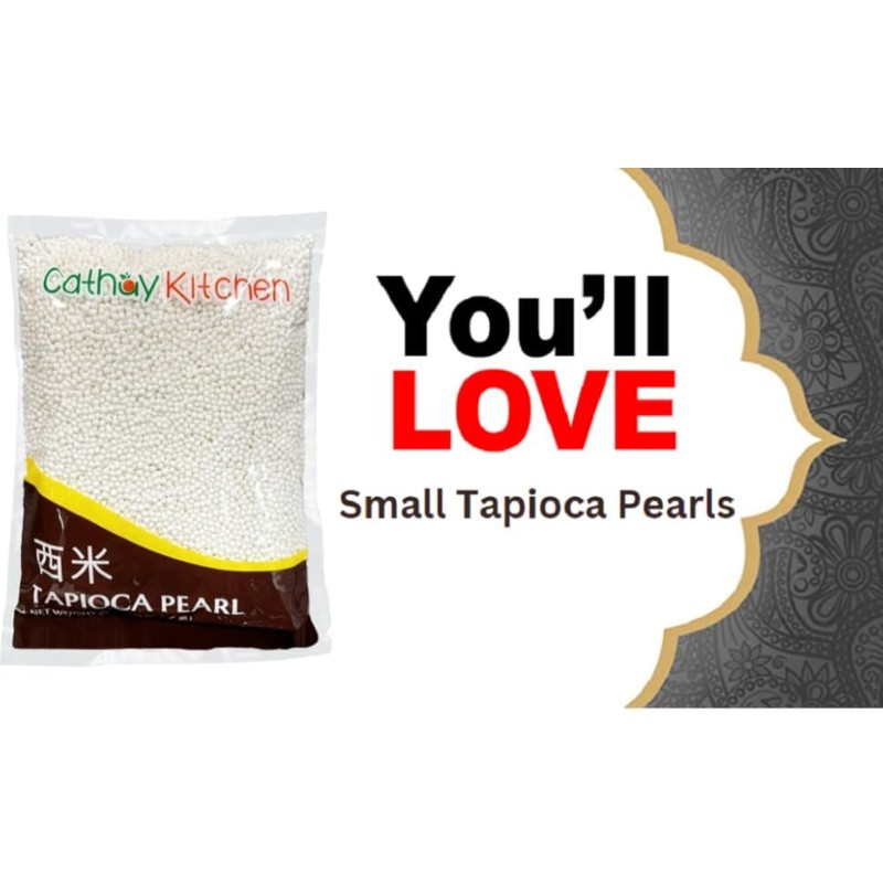Sago Tapioca Pearls from Cassava | Best for Bubble Boba