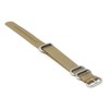 StrapsCo Tactical Nylon One-Piece Watch Band Strap - Khaki -