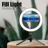 LED Ring Light 10 Levels Dimming Desktop Fill Lamp with