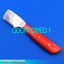ODM McClellan Style Hand FINE STRIPPING KNIFE Coat Stripper Carding KNIVES