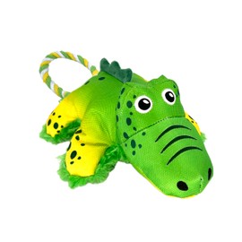 KONG - Cozie Tuggz Alligator - Plush Dog Toy - for Small/Medium Dogs