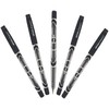 WIN 5 x 0.7mm Ball Point Pens Duke BLACK Premium
