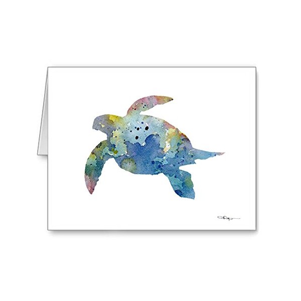 DJ Rogers Fine Art Sea Turtle - Set of 10