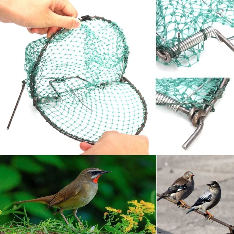 Pigeon Bird Trap,Large Spring Domestic Bird Trap Dird Chicken Hawk