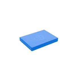 Fitness Mad Pilates Head Block, 25mm x 150mm x 205mm, Eco Friendly Yoga Block, High Density EVA Non Slip Block for Pilates, Yoga and Home Workouts (Blue)