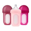 Boon Nursh Bottles - Silicone Baby Bottles Help Ease Colic