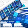 CREECHWA Bible Tabs for Women & Men, Blue Bible Tabs