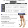 Truform 20-30 mmHg Compression Stockings for Men and Women, Knee