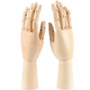 ZEONHAK 4 Pack 11.8 Inches Flexible Wooden Hand Model, Moveable