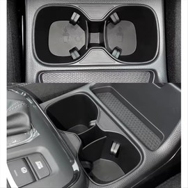 Compatible with Honda 6th CR-V CRV 2023-2025 / CR-V Hybrid Accessories Modification TPE Center Console Coasters Storage Box Water Cup Holder Anti-Slip Organizer