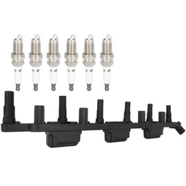 ECCPP 1 ignition coils with 6 iridium Spark Plugs,UF293,coils packs,for Jeep Grand,for Cherokee 4.7L 1999,for Jeep Grand,for Cherokee 4.0L 1999,UF293 ‎5C1182,E224