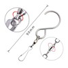 ULTECHNOVO 20pcs Stainless Steel Swivel Hooks Clips for Hanging Wind