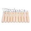 JR2-10/ 10Pcs DIY Wax Carving Pottery Shapers Tools Clay Sculpture