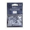 Pro Impressions Advance Competition Clear Smile 50 Nail Tips, Size