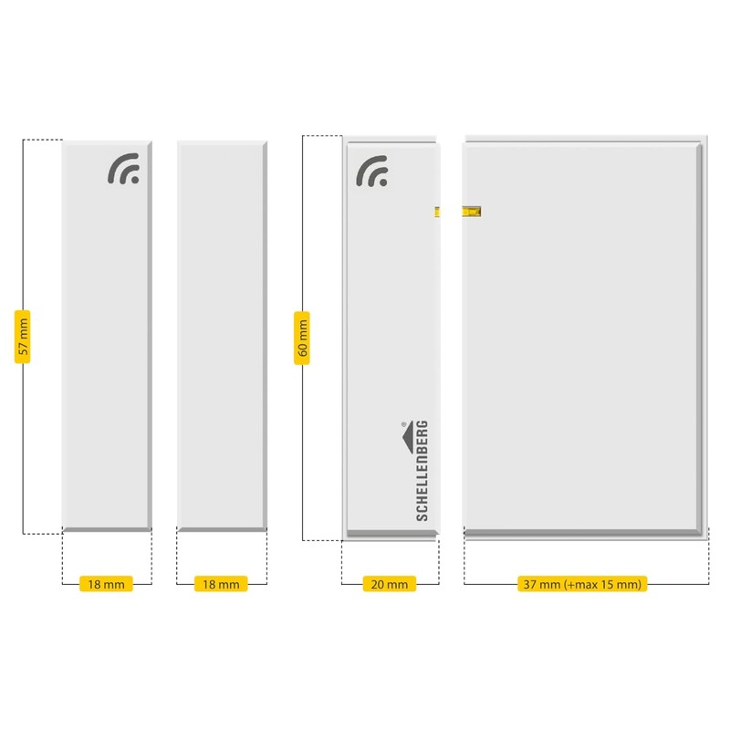 Schellenberg 21012 Window and Door Contact Smart Home