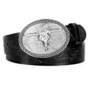 TRIWORKS Western Belts for Men Women, Cowboy Cowgirl Belt Embossed