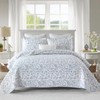 QuiltEase Blue Floral Quilt King Size - 100% Cotton King