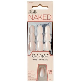 Ardell Uñas Postizas Addict Pristine Naked Fácil de Aplicar Reutilizables Profesionales.
