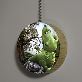 Bad Dragon Hardwood Oak Fan/Light Pull