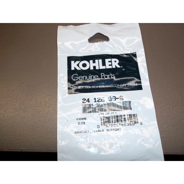 Kohler Genuine KOHLER BRACKET, CABLE SUPPORT 24 126 99-S Kohler