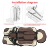 Children Safety Seat Simple Car Portable Seat Foldable Adjustable Strap