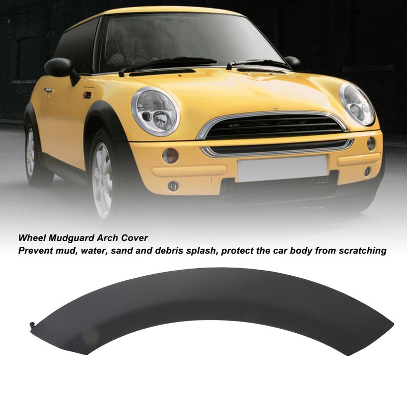 Wheel Mudguard Arch Cover Scratch Resistant Sporty Front Hood Wheel