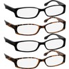 TruVision Readers Reading Glasses - 9503H - 2Black-2Tortoise-2.50