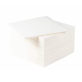 UKEENOR Disposable Cocktail Napkins Beverage Bar Napkins Linen-Like Bulk Square Napkins for Party or Wedding 4inch x 4inch Folded 100 Count White