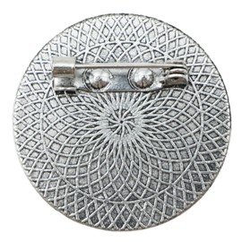 Gaudi-Brosche "Bester Papa" von Woidladinger in Silber oder Bronze (Silber mit Etui)