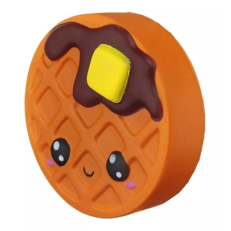 Squishy Kawaii Waffle Con Olor Anti Estrés Apachurrable